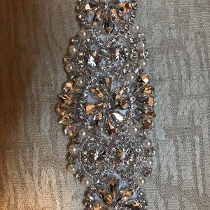 Bridal wedding belt sash diamond rhinestone